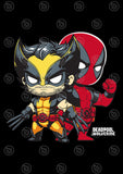 Deadpool x Wolverine Vector T-shirt Designs Bundle Templates