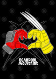 Deadpool x Wolverine Vector T-shirt Designs Bundle Templates