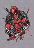 Deadpool Vector T-shirt Designs Bundle Templates