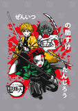 Demon Slayer Anime Vector T-shirt Designs Bundle Templates #5