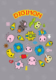 Digimon Anime Vector T-shirt Designs Bundle Templates