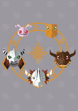 Digimon Anime Vector T-shirt Designs Bundle Templates