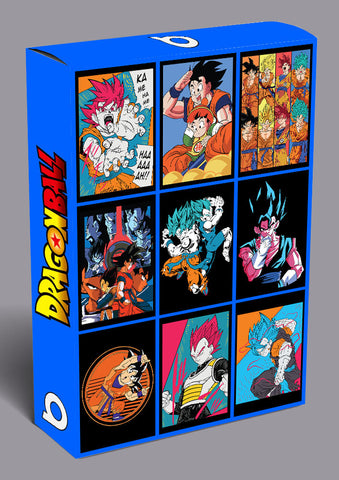 Dragon Ball Anime Vector T-shirt Designs Bundle Templates #3