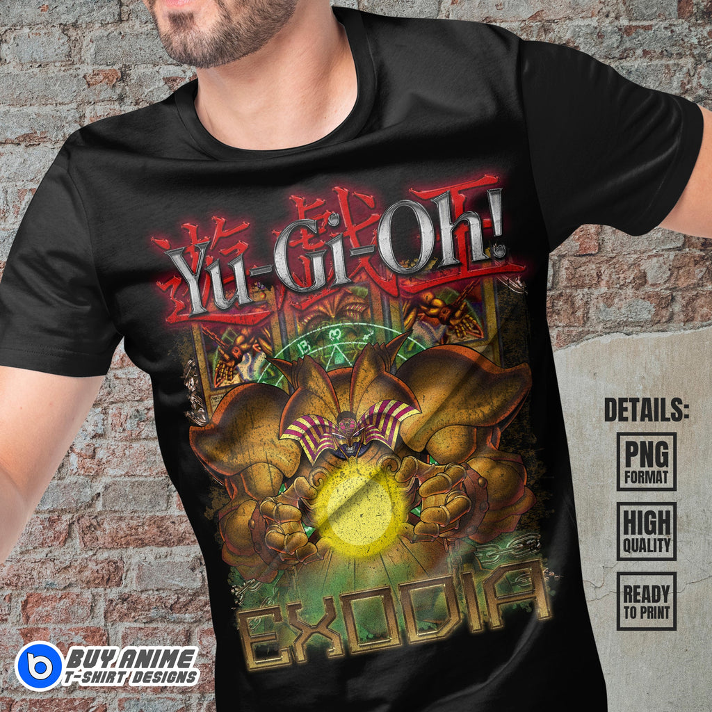 Exodia Yu Gi Oh Anime Bootleg T-shirt Design