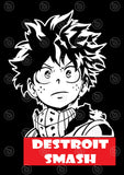 My Hero Academia Anime Vector T-shirt Designs Bundle Templates #2