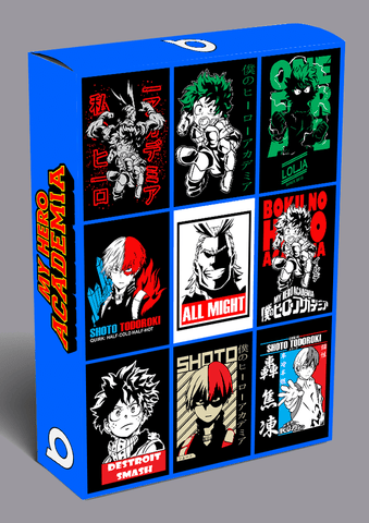 My Hero Academia Anime Vector T-shirt Designs Bundle Templates #2