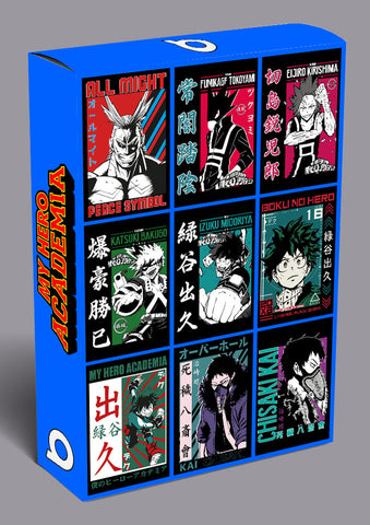 My Hero Academia Anime Vector T-shirt Designs Bundle Templates