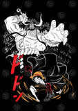 One Piece Anime Vector T-shirt Designs Bundle Templates