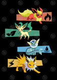 Pokemon Anime Vector T-shirt Designs Bundle Templates #3