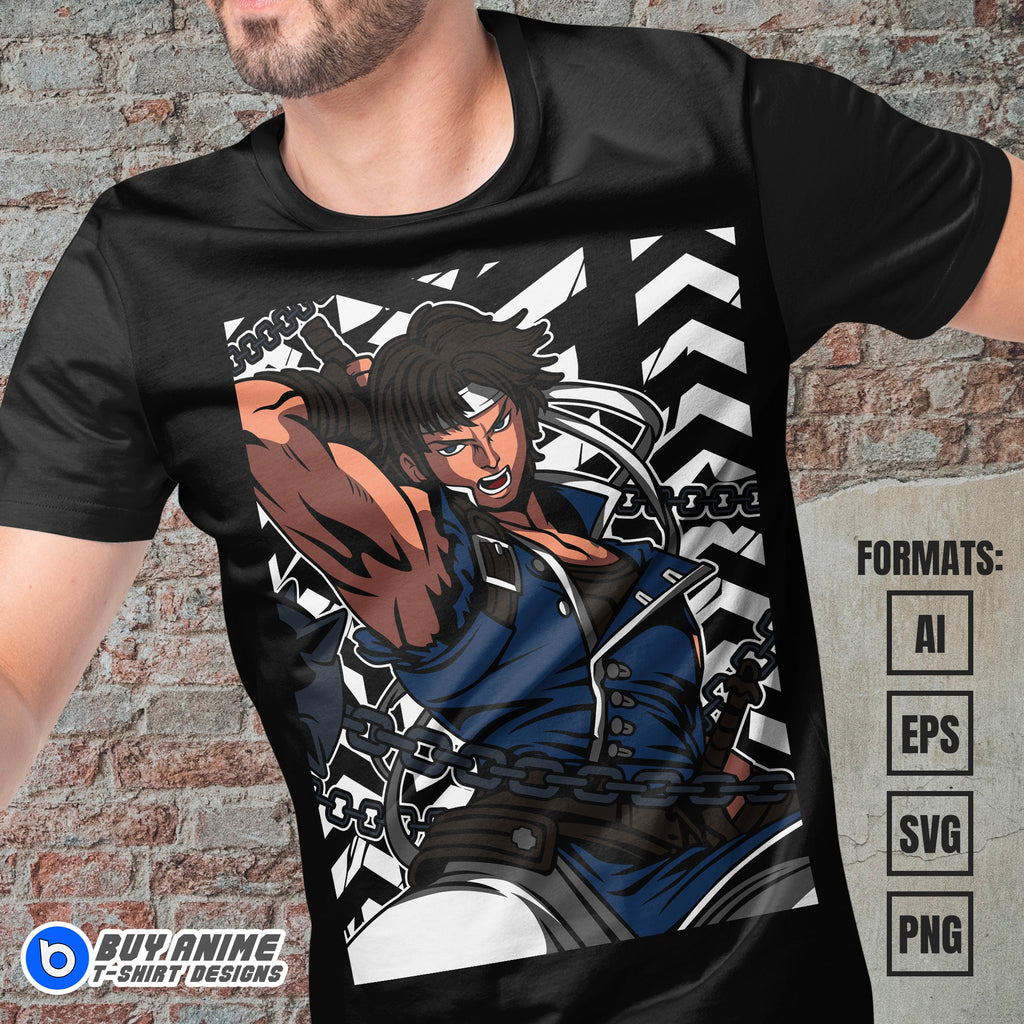 Richter Belmont Castlevania Vector T-shirt Design Template