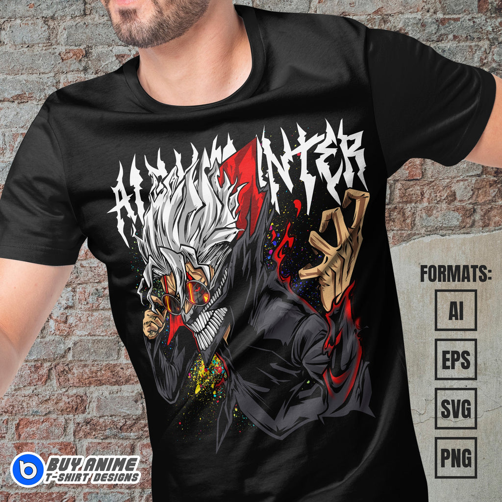 Premium Dandadan Anime Vector T-shirt Design Template