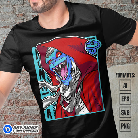 Premium Mumm-Ra ThunderCats Vector T-shirt Design Template