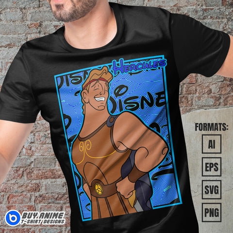 Premium Hercules Vector T-shirt Design Template