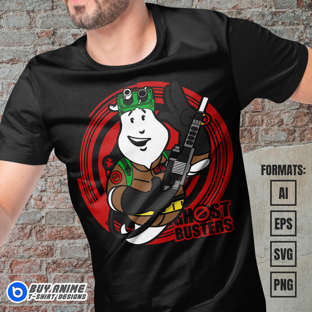 Premium Ghostbusters Vector T-shirt Design Template