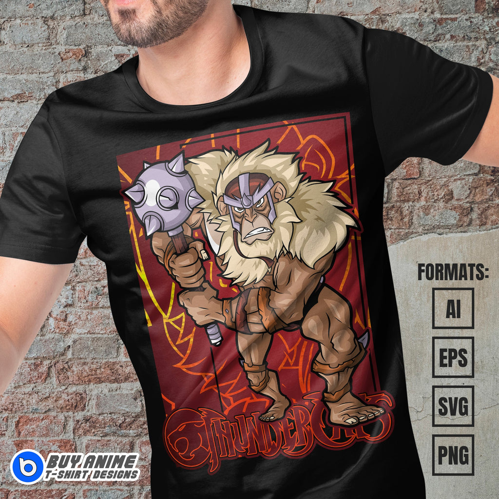 Premium Mandrilo Thundercats Vector T-shirt Design Template