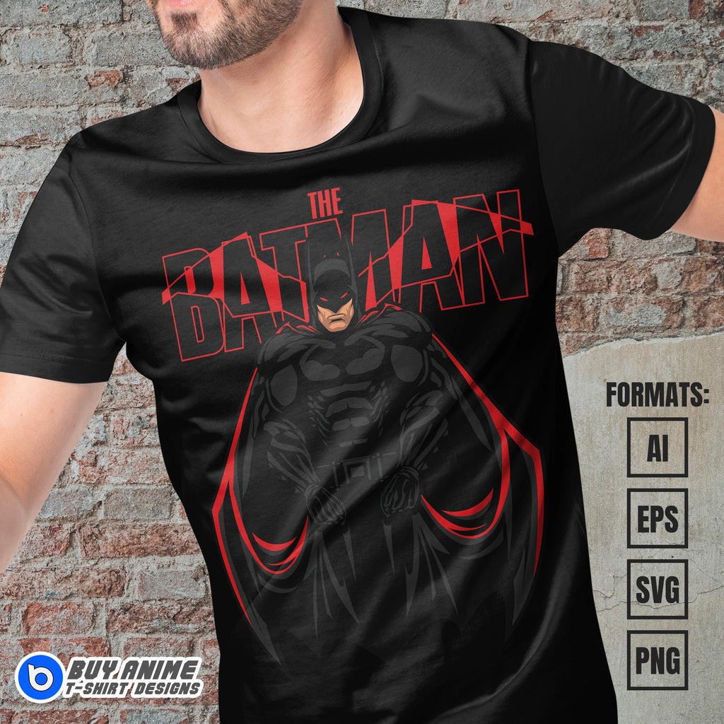 Premium Batman Vector T-shirt Design Template #5