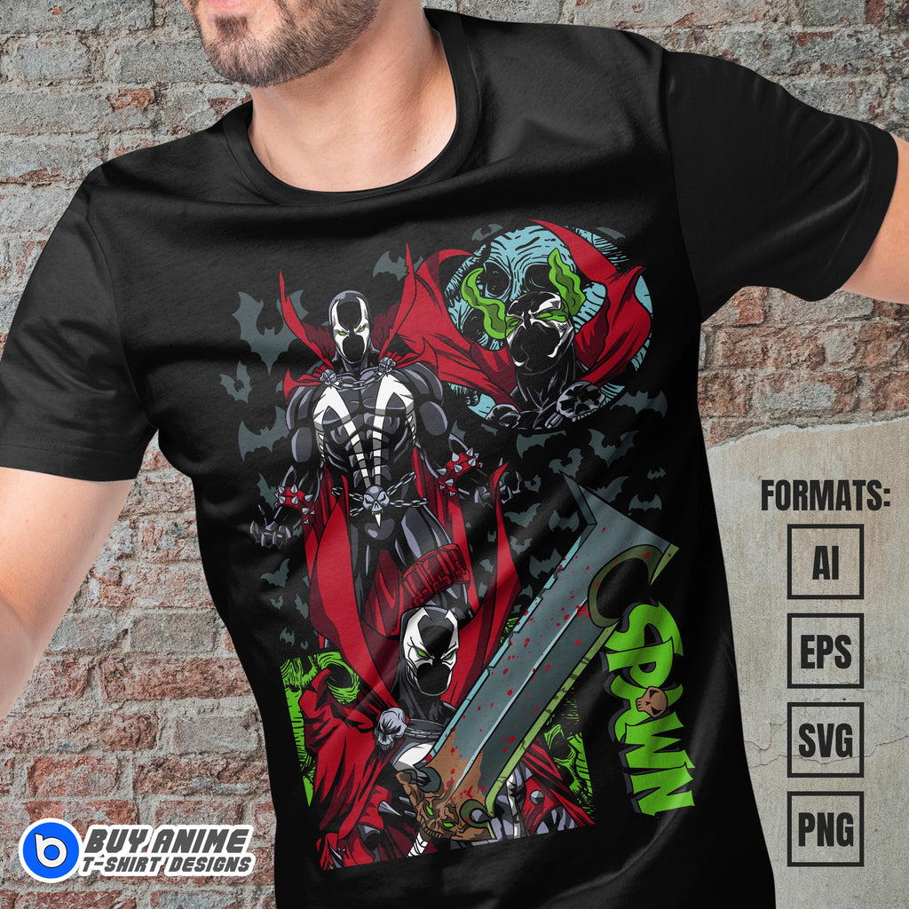 Premium Spawn Vector T-shirt Design Template