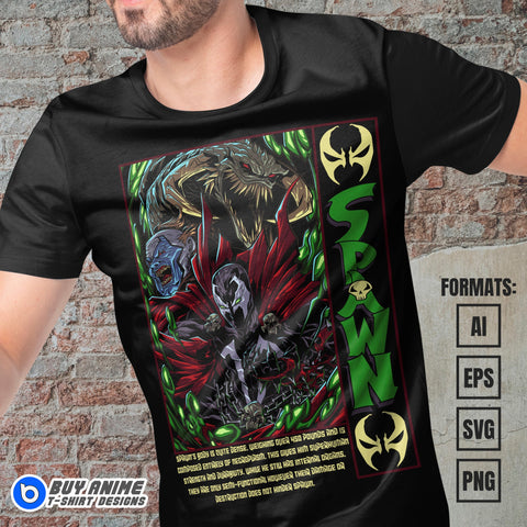 Premium Spawn Vector T-shirt Design Template #2