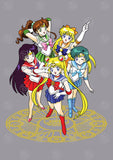 Sailor Moon Anime Vector T-shirt Designs Bundle Templates #2