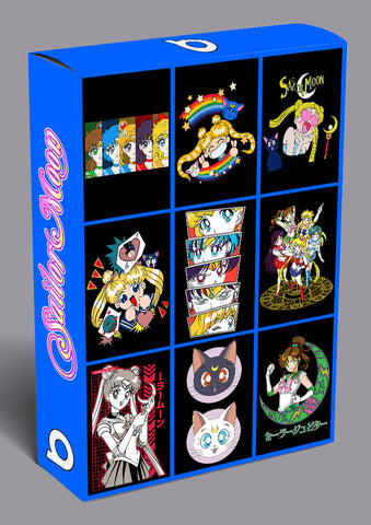 Sailor Moon Anime Vector T-shirt Designs Bundle Templates #2