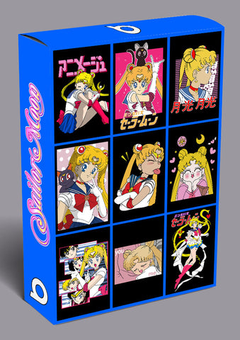 Sailor Moon Anime Vector T-shirt Designs Bundle Templates