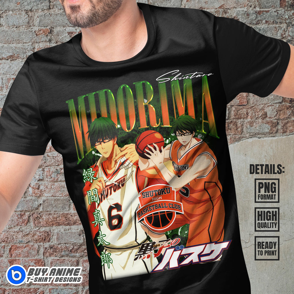 Shintaro Midorima Kuroko No Basket Anime Bootleg T-shirt Design