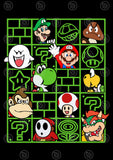 Super Mario Vector T-shirt Designs Bundle Templates #2